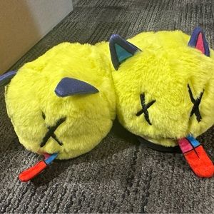 XXXTentacion Bad Vibes Forever Yellow Plush Slippers